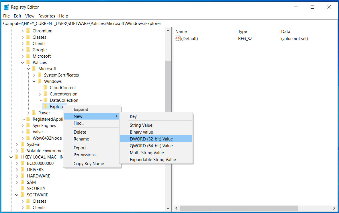 Starting from Win10, Bing must be searched in the menu.