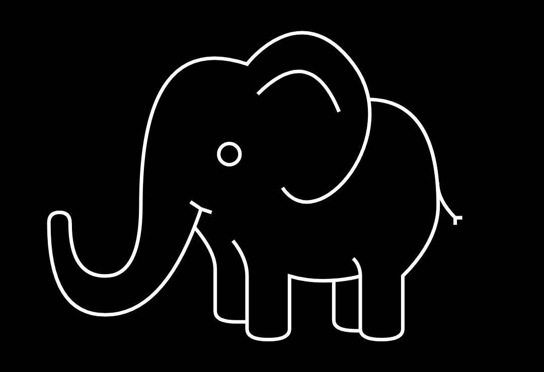 HTML5+CSS3动态画出一个大象