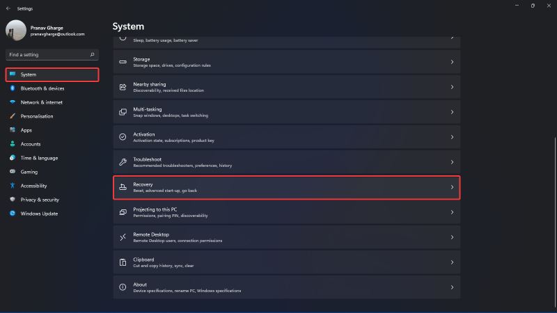 Where are the Win11 boot options?