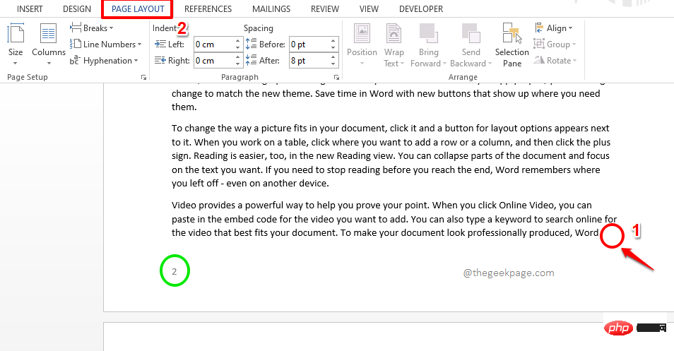 如何在 Microsoft Word 中添加艺术页面边框