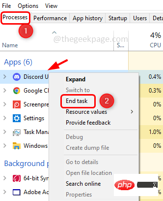 如何解决在 Windows 10 / 11 上安装 DiscordSetup.exe 失败