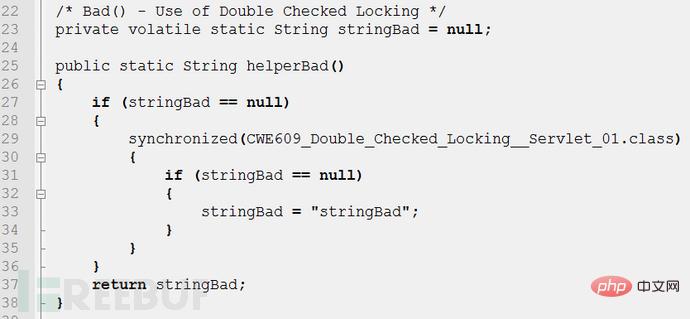 How to analyze double check locking in JAVA language