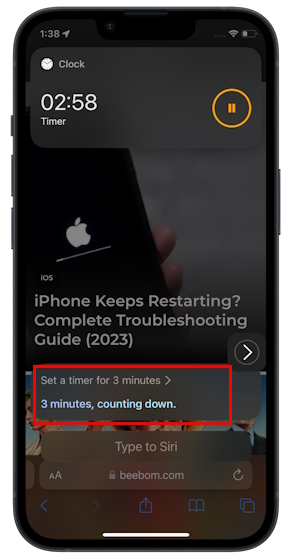在iPhone iOS 17上如何设置多个计时器