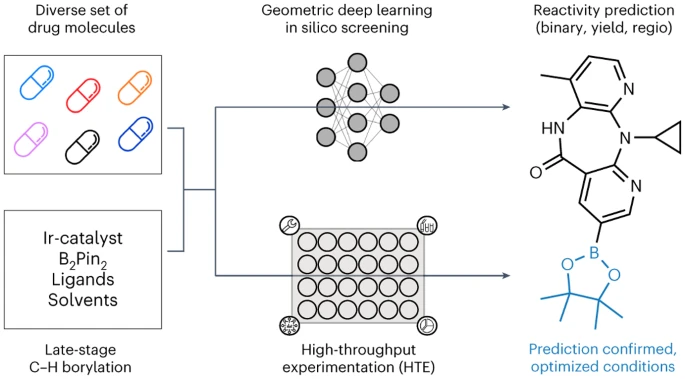 Predicting optimal options for synthesizing drug molecules using geometric deep learning methods, paving the way for new drug discovery