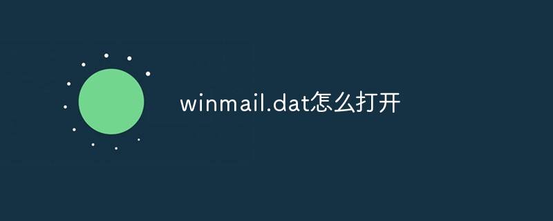 How to open winmail.dat