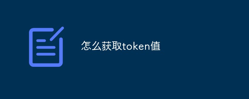 How to get token value