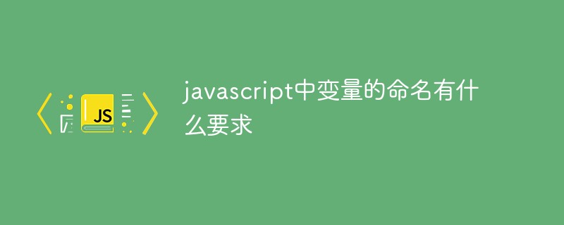 javascript中變數的命名有什麼要求