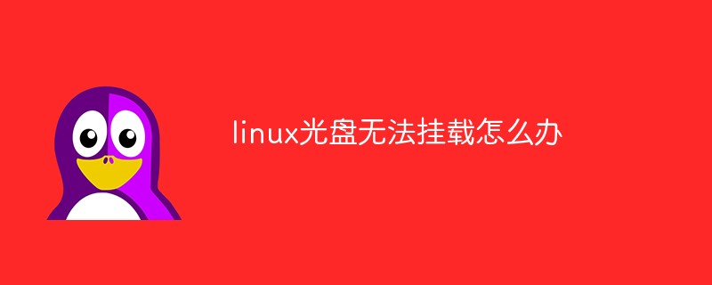 Was tun, wenn die Linux-CD nicht gemountet werden kann?