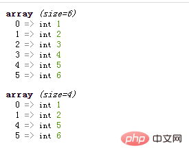 How to remove two values ​​from an array in php