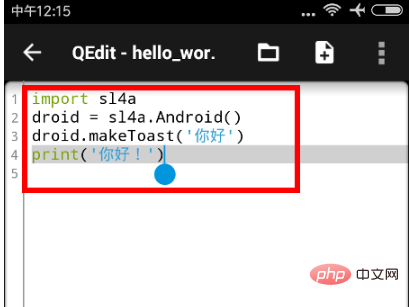 How to run python program on mobile phone