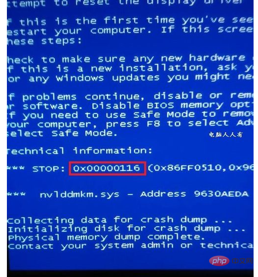 What to do if nvlddmkm.sys blue screen occurs