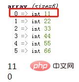 What is php array pointer