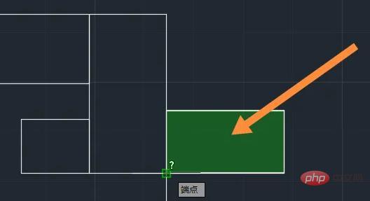 How to mark the area in CAD