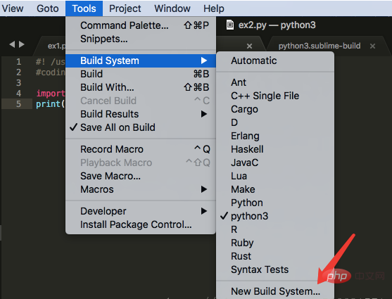 Sublime で Ctrl+B を押して Python3 を呼び出して実行します