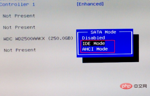 What should I do if the bios startup item cannot find the hard disk?