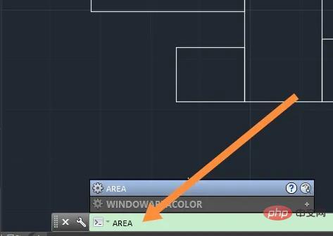 How to mark the area in CAD