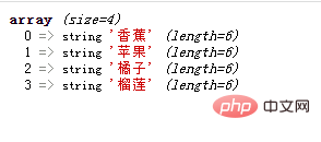 PHP 배열의 고유 식별자는 무엇입니까?