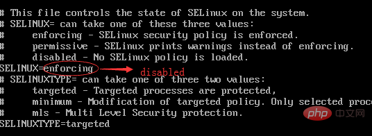 How to turn off selinux in linux