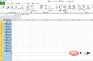 How to divide a column of data into multiple columns