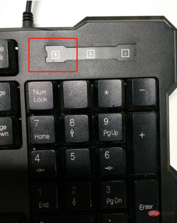 How to unlock the numeric keys on a desktop computer keyboard