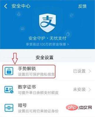 How to set a desktop privacy password for Alipay