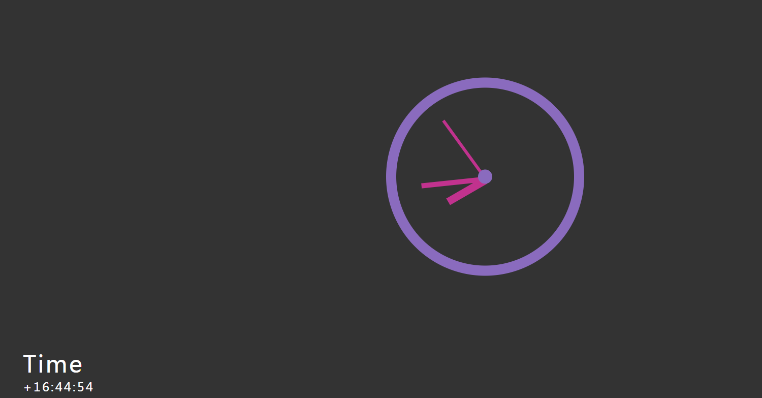 Effets spéciaux d'animation d'horloge dynamique CSS + JS simples